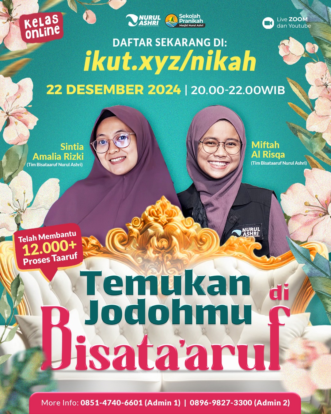Sekolah Pra Nikah bisataaruf Batch 6